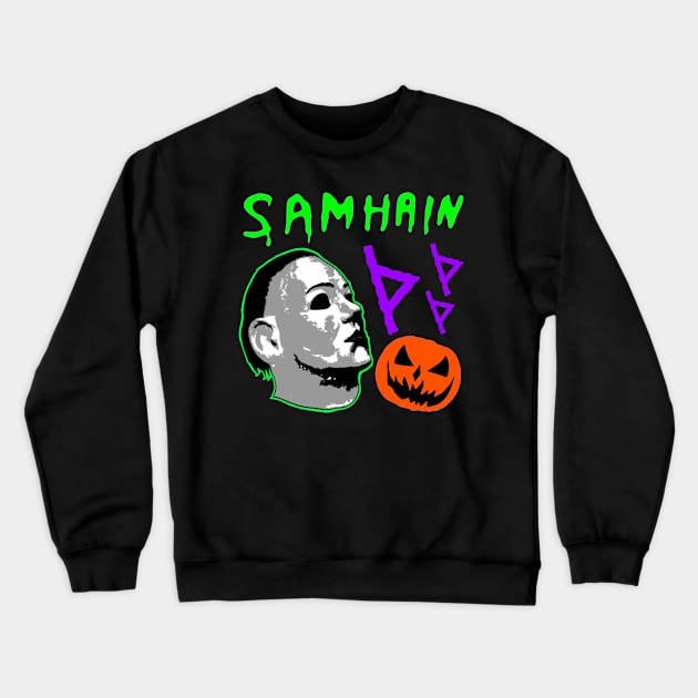 Michael Myers Halloween 6 Thurisaz Crewneck Sweatshirt by The_Shape